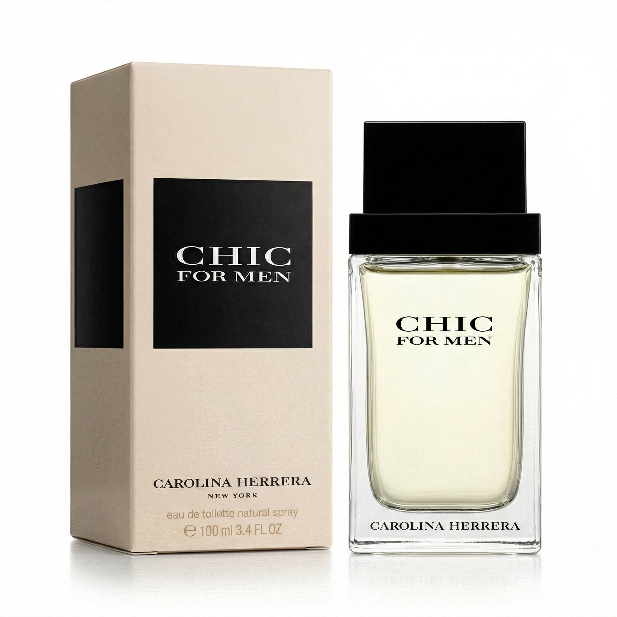 Carolina Herrera Chic For Men • Eau De Toilette 100ml Hombre