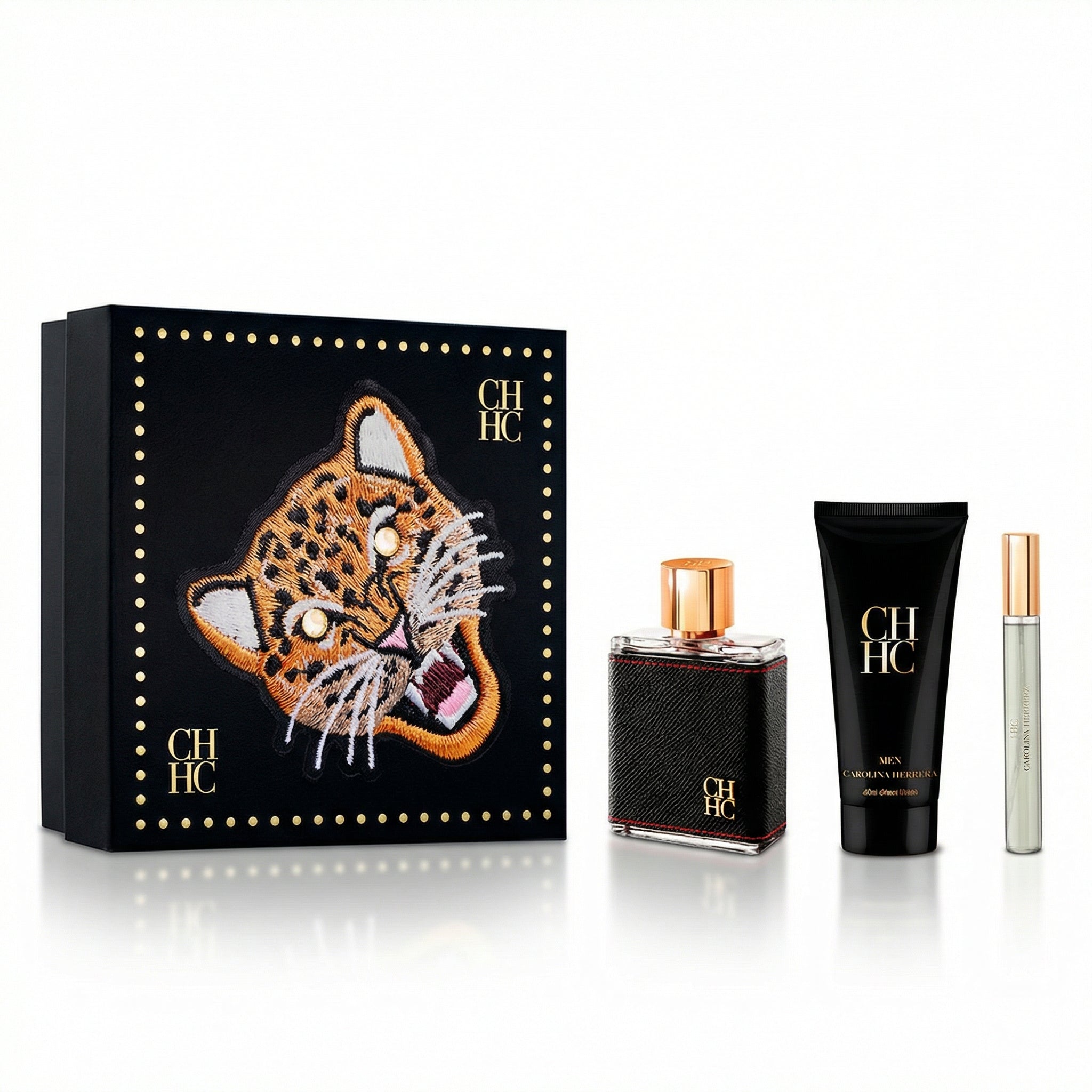 Kit Carolina Herrera CH Men • Eau De Toilette 100ml Hombre + Complementos