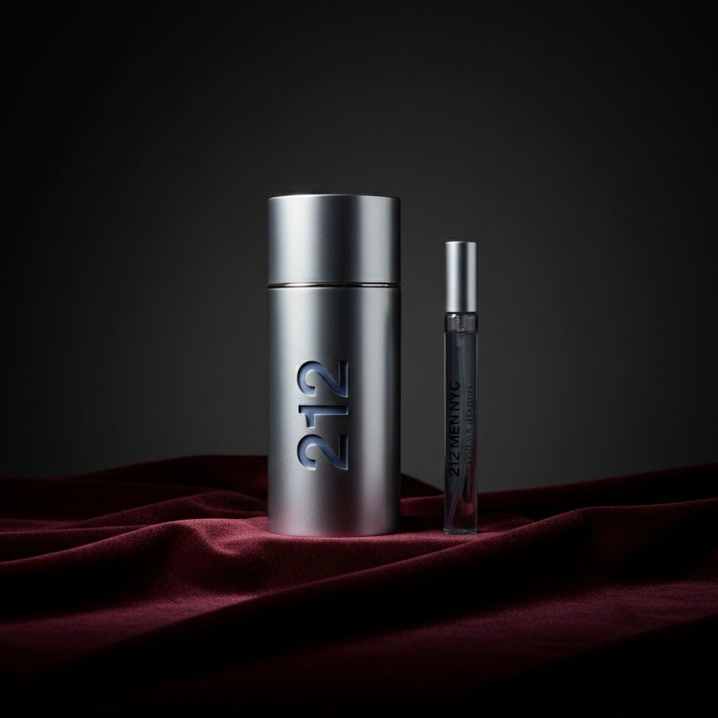 Kit Carolina Herrera 212 Men • Eau De Toilette 100ml Hombre + Complementos