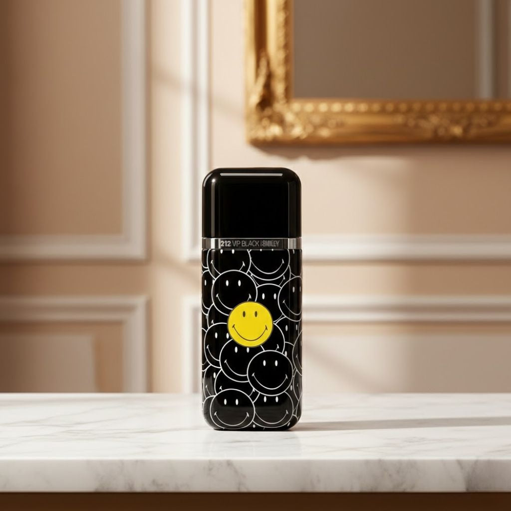 Carolina Herrera 212 VIP Black Smiley • Limited Edition 100ml Hombre